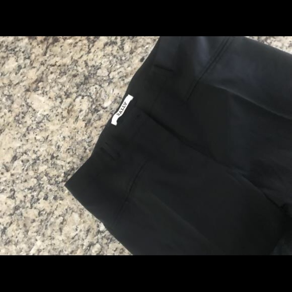 Bally women’s wool pants slacks black